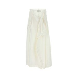 Carven Women White Viscosa Skirt
